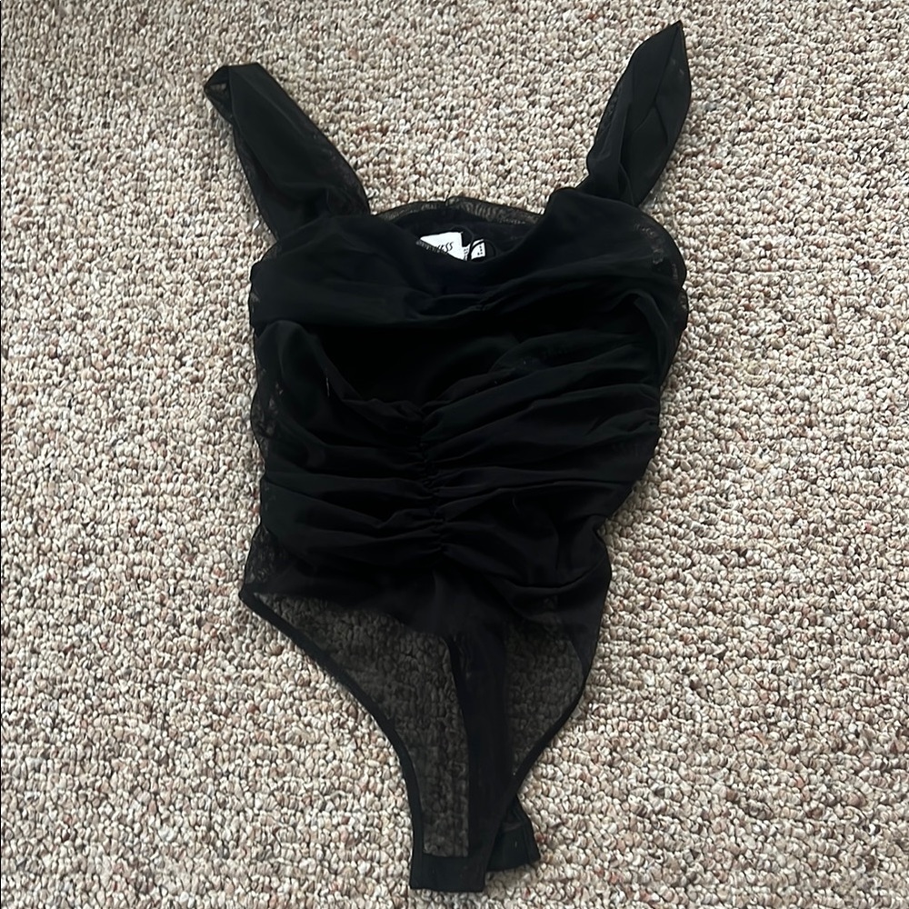 Black womens bodysuit